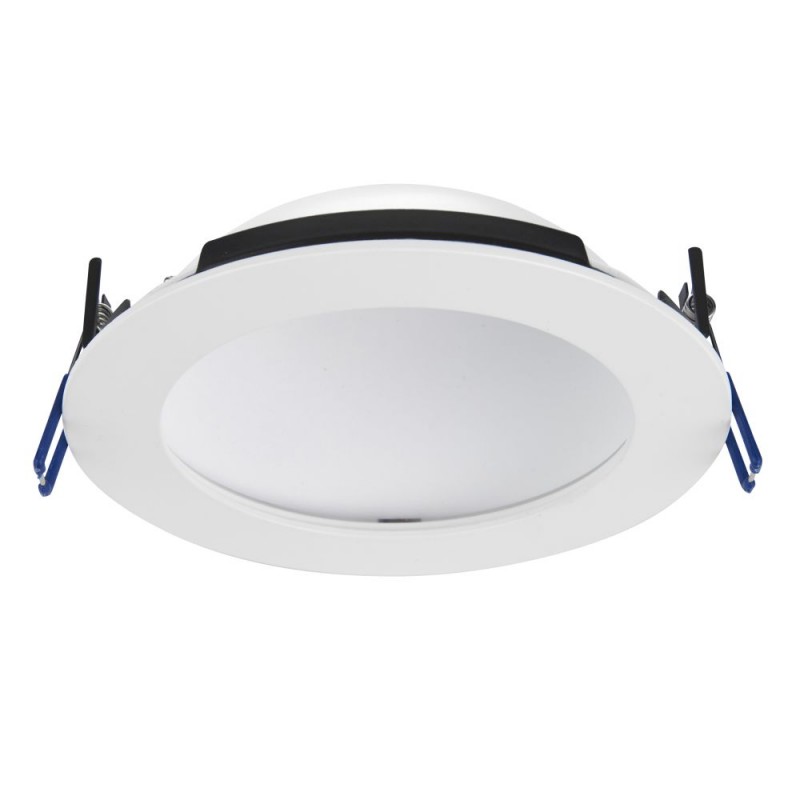 Saxby-102672 - OrbitalPRO - Bathroom CCT Matt White Recessed Downlight 15W