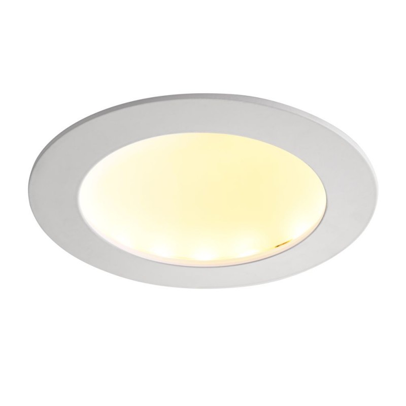 Saxby-102672 - OrbitalPRO - Bathroom CCT Matt White Recessed Downlight 15W