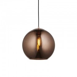 Boli - Black Pendant with Copper Mirrored Glass Boli - Black Pendant with Copper Mirrored Glass