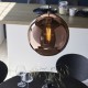 Endon-102930 - Boli - Black Pendant with Copper Mirrored Glass