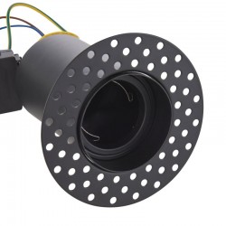 Ravel Trimless - Black Plaster-in Recessed Downlight Ravel Trimless - Black Plaster-in Recessed Downlight
