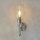 Ambience-71696 - Astrid - Bright Nickel Wall Lamp with Clear Glass