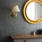 Rennes - Antique Brass Wall Lamp with Ivory Shade