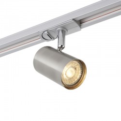 Arezzo - Satin Chrome Track Head Spotlight Arezzo - Satin Chrome Track Head Spotlight