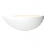 Crescent - White Plaster Uplighter Wall Lamp Crescent - White Plaster Uplighter Wall Lamp