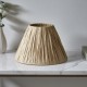 Endon-104074 - Lyra - Shade Only - 25.5 cm Wrapped Natural Tapered Shade