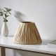 Endon-104074 - Lyra - Shade Only - 25.5 cm Wrapped Natural Tapered Shade