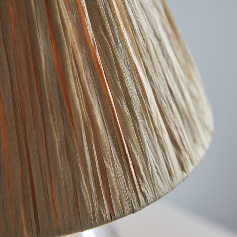 Endon-104074 - Lyra - Shade Only - 25.5 cm Wrapped Natural Tapered Shade