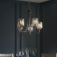 Endon-104108 - Berenice - Bright Nickel 5 Light Centre Fitting with Crystal
