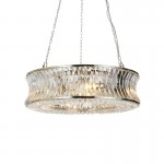 Bouquet - Bright Nickel 6 Light Chandelier with Crystal Bouquet - Bright Nickel 6 Light Chandelier with Crystal