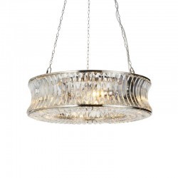 Bouquet - Bright Nickel 6 Light Chandelier with Crystal Bouquet - Bright Nickel 6 Light Chandelier with Crystal