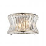 Bouquet - Bright Nickel 2 Light Wall Lamp with Crystal Bouquet - Bright Nickel 2 Light Wall Lamp with Crystal