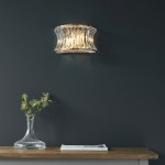 Bouquet - Bright Nickel 2 Light Wall Lamp with Crystal Bouquet - Bright Nickel 2 Light Wall Lamp with Crystal