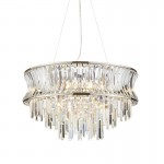 Bouquet - Bright Nickel 9 Light Chandelier with Crystal Bouquet - Bright Nickel 9 Light Chandelier with Crystal