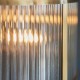Endon-106282 - Ridgeton - Antique Brass 3 Light Pendant with Ribbed Glass