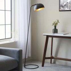Brair - Black & Antique Brass Floor Lamp Brair - Black & Antique Brass Floor Lamp