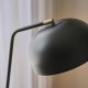 Endon-106337 - Brair - Black & Antique Brass Floor Lamp