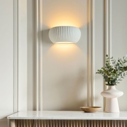 Witham - Unglazed Ceramic Wall Lamp