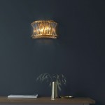 Bouquet - Warm Brass 2 Light Wall Lamp with Crystal Bouquet - Warm Brass 2 Light Wall Lamp with Crystal