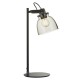 Ambience-107012 - Inspire - Black Chrome Table Lamp with Smoked Grey Tinted Glass