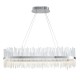 Ambience-71736 - Cortez - LED Chrome over Island Fitting with Twisted Glass Rods