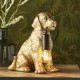 Endon-107364 - Animal - Labrador Puppy Vintage Gold Table Lamp