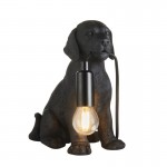 Animal - Black Labrador Puppy Table Lamp Animal - Black Labrador Puppy Table Lamp