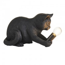 Animal - Black Kitten Table Lamp Animal - Black Kitten Table Lamp