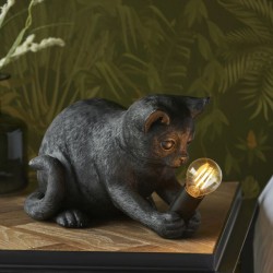 Animal - Black Kitten Table Lamp Animal - Black Kitten Table Lamp