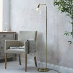 Matera - Antique Brass Floor Lamp with Clear Glass Matera - Antique Brass Floor Lamp with Clear Glass