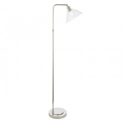 Matera - Bright Nickel Floor Lamp with Clear Glass Matera - Bright Nickel Floor Lamp with Clear Glass