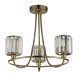 Endon-107801 - Berenice - Antique Brass 3 Light Centre Fitting with Crystal