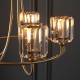 Endon-107802 - Berenice - Antique Brass 5 Light Centre Fitting with Crystal