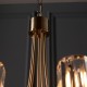 Endon-107802 - Berenice - Antique Brass 5 Light Centre Fitting with Crystal