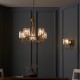 Endon-107802 - Berenice - Antique Brass 5 Light Centre Fitting with Crystal