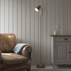 Classic Flexi Reader Floor - Brushed Aged Brass Floor Lamp Classic Flexi Reader Floor - Brushed Aged Brass Floor Lamp
