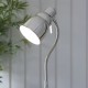 Endon-108127 - Classic Flexi Reader Floor - Bright Nickel Floor Lamp