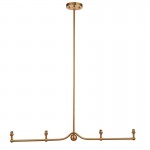 Santiago - Base Only - Brushed Aged Brass over Island Fitting Santiago - Base Only - Brushed Aged Brass over Island Fitting
