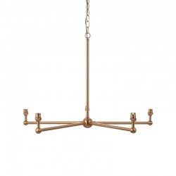 Santiago - Base Only - Brushed Aged Brass Centre Fitting Santiago - Base Only - Brushed Aged Brass Centre Fitting