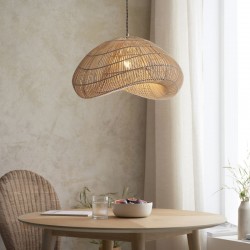 Misra - Shade Only - 54 cm Hand Woven Natural Rattan Shade for Pendant Misra - Shade Only - 54 cm Hand Woven Natural Rattan Shade for Pendant
