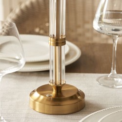 Morton - Base Only - Aged Brass Rechargeable LED Table Lamp Morton - Base Only - Aged Brass Rechargeable LED Table Lamp