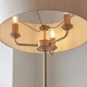 Endon-110724 - Highclere - Vintage Brass 3 Light Floor Lamp with Natural Linen Shade