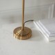 Endon-110728 - Highclere - Vintage Brass Table Lamp with Natural Linen Shade