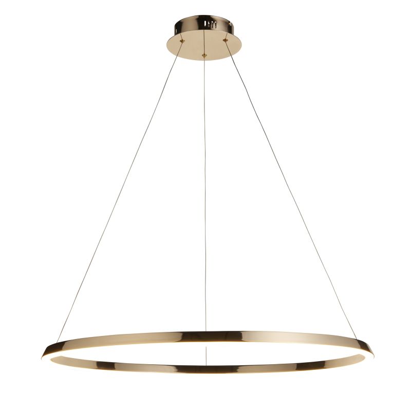 Endon-110958 - Staten - French Gold Round LED Pendant