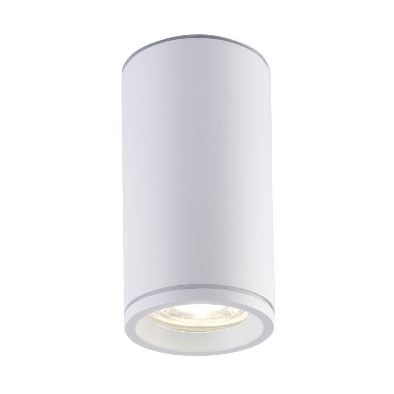 - Dango - Surface-Mounted White Cylindrical Spotlight IP65 Saxby-110972 - Dango - Surface-Mounted White Cylindrical Spotlight IP65