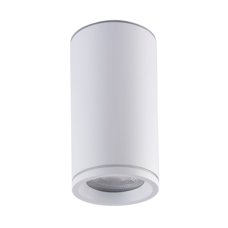 - Dango - Surface-Mounted White Cylindrical Spotlight IP65 Saxby-110972 - Dango - Surface-Mounted White Cylindrical Spotlight IP65