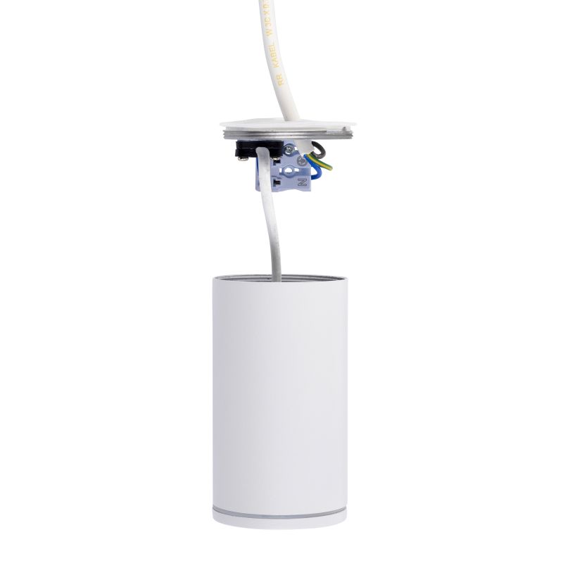 - Dango - Surface-Mounted White Cylindrical Spotlight IP65 Saxby-110972 - Dango - Surface-Mounted White Cylindrical Spotlight IP65