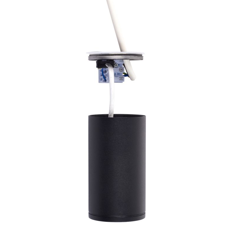 - Dango - Surface-Mounted Black Cylindrical Spotlight IP65 Saxby-110973 - Dango - Surface-Mounted Black Cylindrical Spotlight IP65
