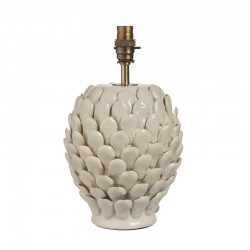 Layered Leaf - Base Only - Ivory Ceramic Table Lamp Layered Leaf - Base Only - Ivory Ceramic Table Lamp