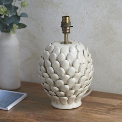 Layered Leaf - Base Only - Ivory Ceramic Table Lamp Layered Leaf - Base Only - Ivory Ceramic Table Lamp